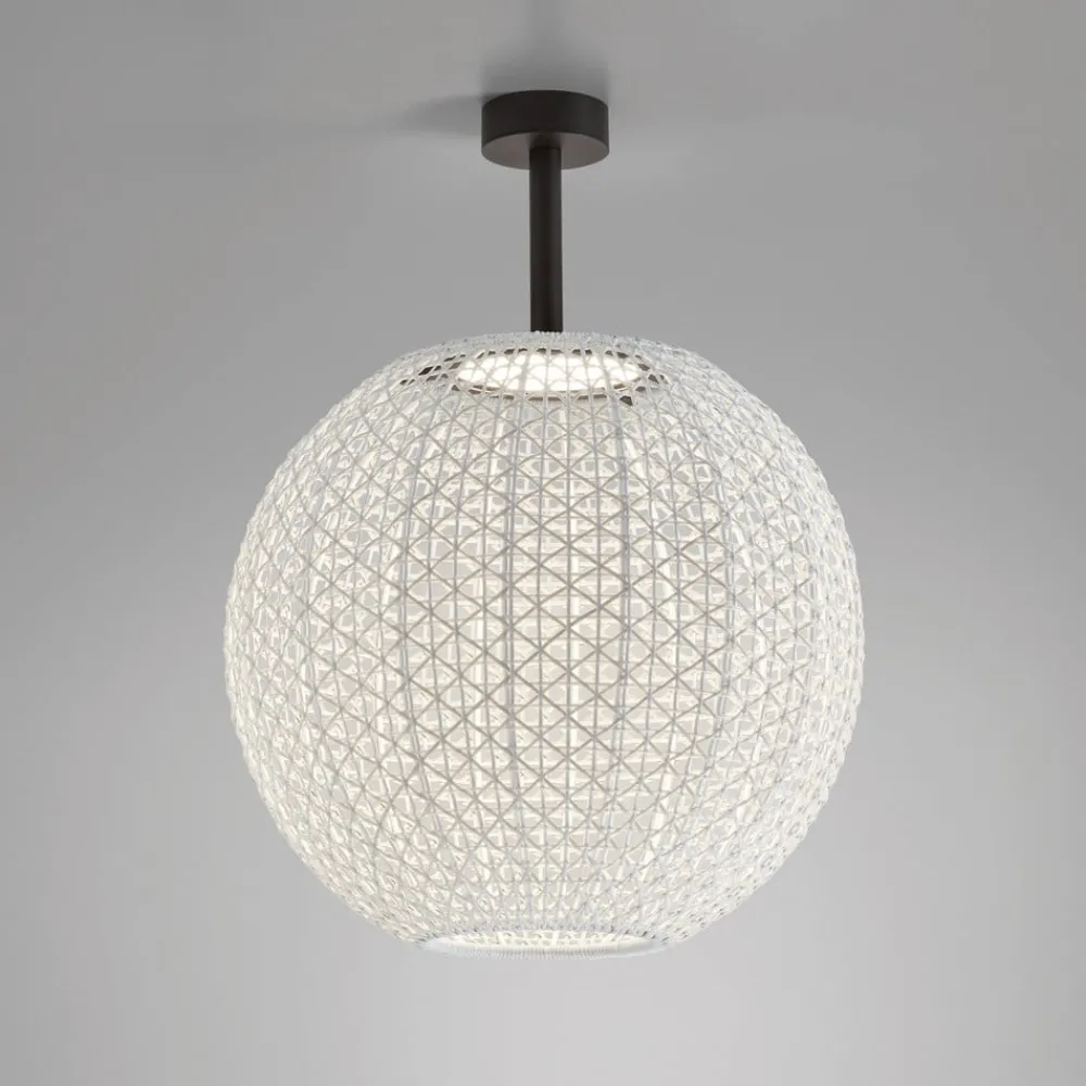 Bover Udendørs Loftlamper > Nans Sphere PF/60 LED udendørs loftslampe beige