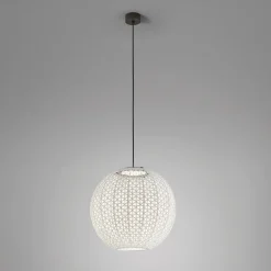 Bover Udendørs Pendellamper > Nans Sphere S/60 LED udendørs pendel beige