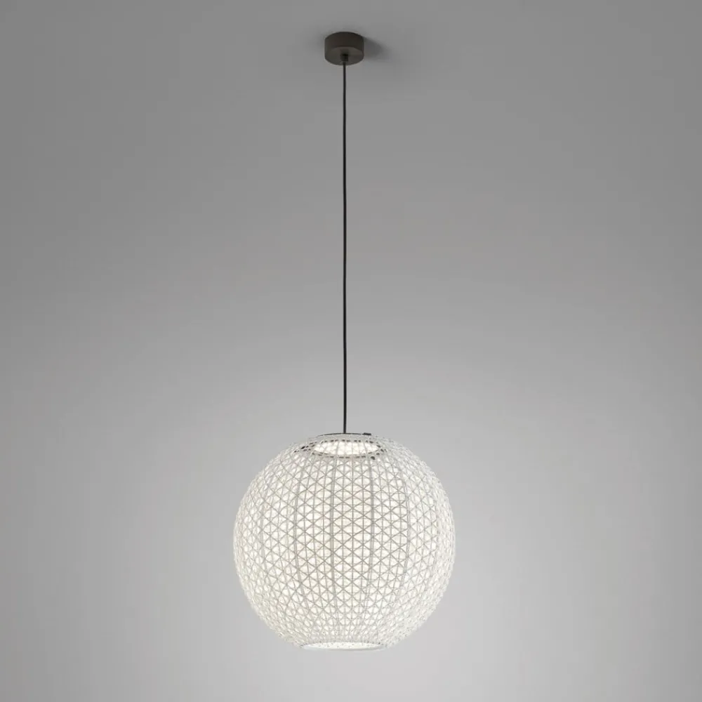 Bover Udendørs Pendellamper > Nans Sphere S/60 LED udendørs pendel beige