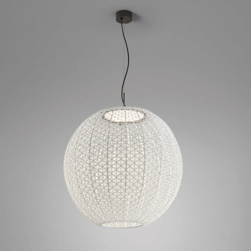 Udendørs Pendellamper ^ Bover Nans Sphere S/80 LED udendørs pendel beige