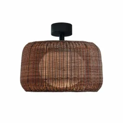 Udendørs Loftlamper ^ Bover udendørs loftlampe Fora, grafitbrun/brun, Ø 50 cm