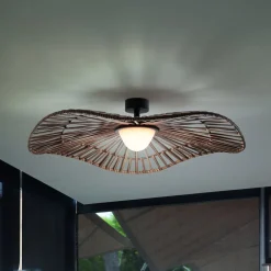 Bover Udendørs Loftlamper > udendørs loftlampe Mediterránia, brun, Ø 105 cm
