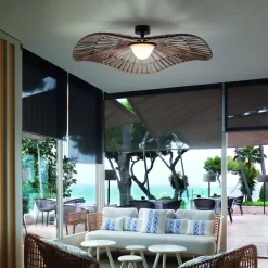 Bover Udendørs Loftlamper > udendørs loftlampe Mediterránia, brun, Ø 105 cm