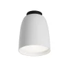 Udendørs Loftlamper ^ Bover udendørs loftlampe Nut, hvid, aluminium/stål, Ø 10 cm