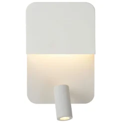 Lucide Væglamper|Væglamper > Boxer LED-væglampe med spot, hvid
