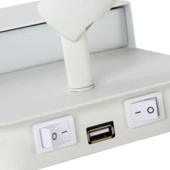 Lucide Væglamper|Væglamper > Boxer LED-væglampe med spot, hvid