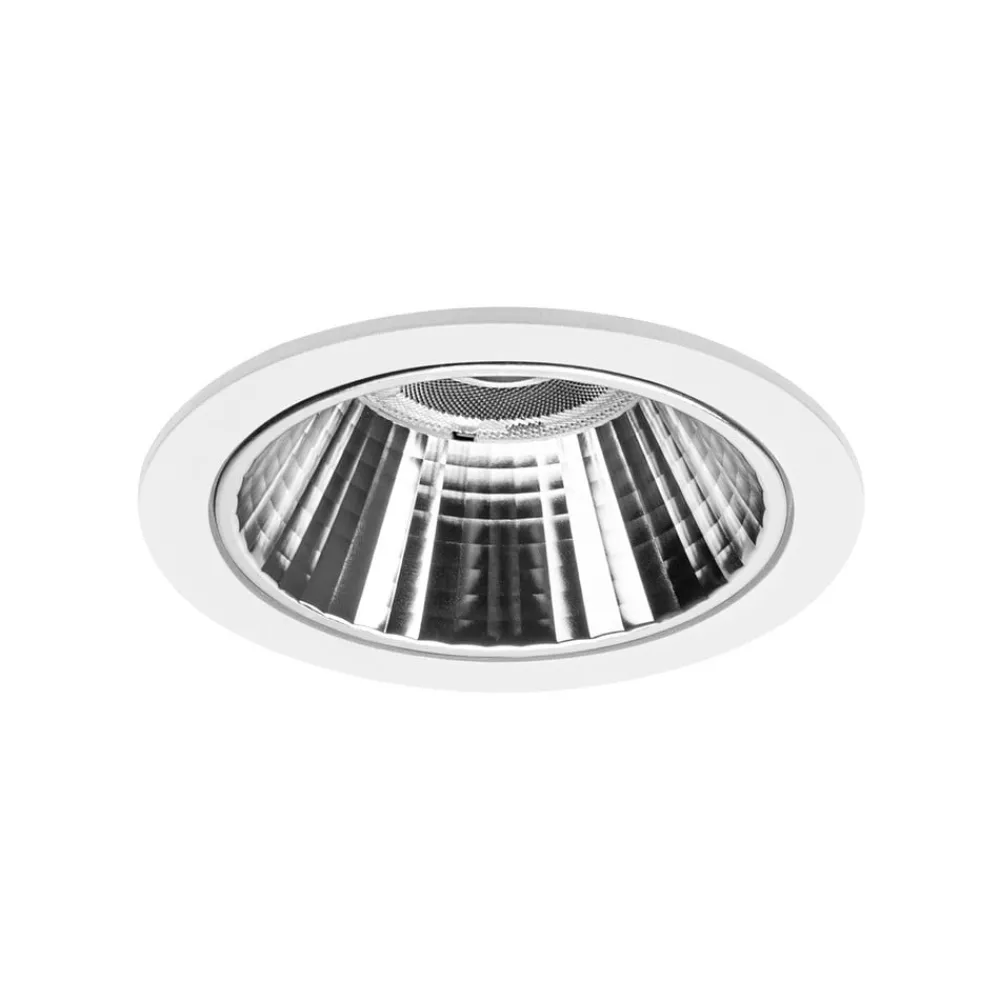 Indbygningsspots ^ BRUMBERG Apollo Mini, facetteret, rund, 3.000 K, hvid