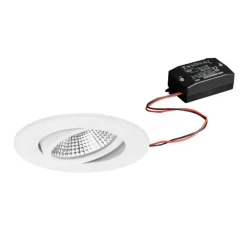 Loftlamper|Indbygningsspots ^ BRUMBERG BB23 indbyg. IP65, ikke dæmpbar, hvid