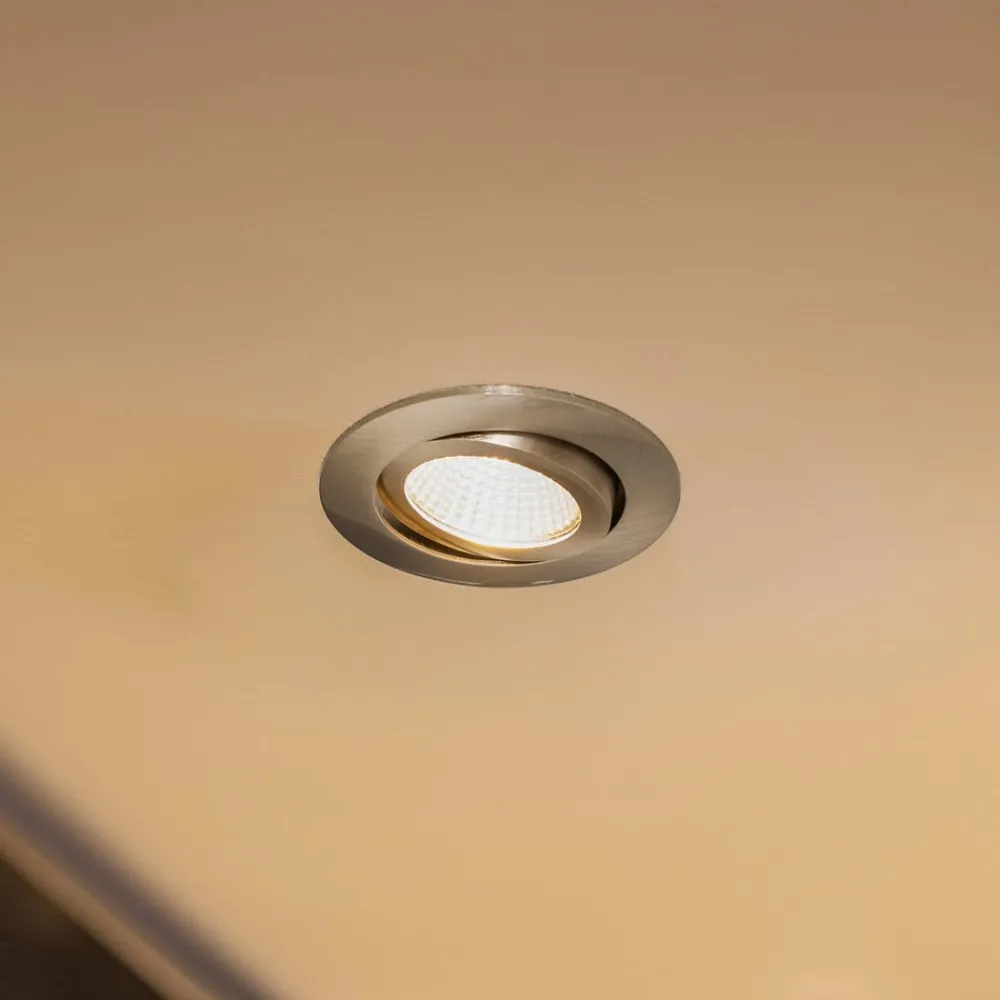 BRUMBERG Loftlamper|Spotlights > BB03 indbygning RC driver kantet nikkel