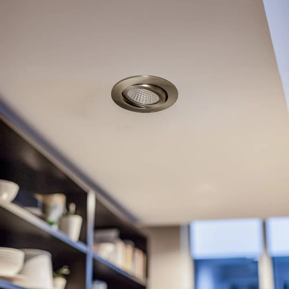 BRUMBERG Loftlamper|Spotlights > BB03 indbygning RC driver kantet nikkel