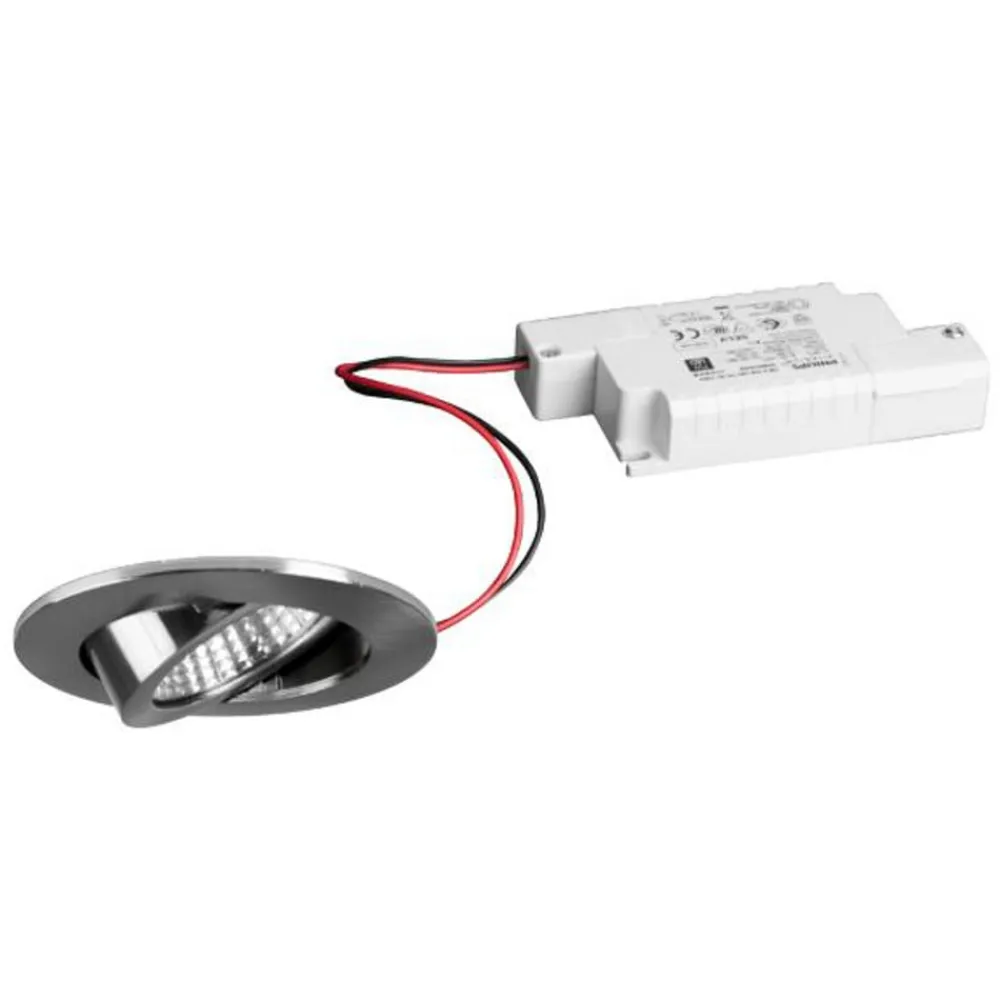 BRUMBERG Loftlamper|Spotlights > BB03 indbygning RC driver kantet nikkel