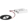 BRUMBERG Indbygningsspots > BB03 indbygning RC driver kantet sort