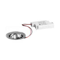 BRUMBERG Indbygningsspots > BB03 indbygning RC driver, kantet, krom
