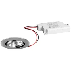 BRUMBERG Indbygningsspots > BB03 indbygning RC driver, kantet, krom