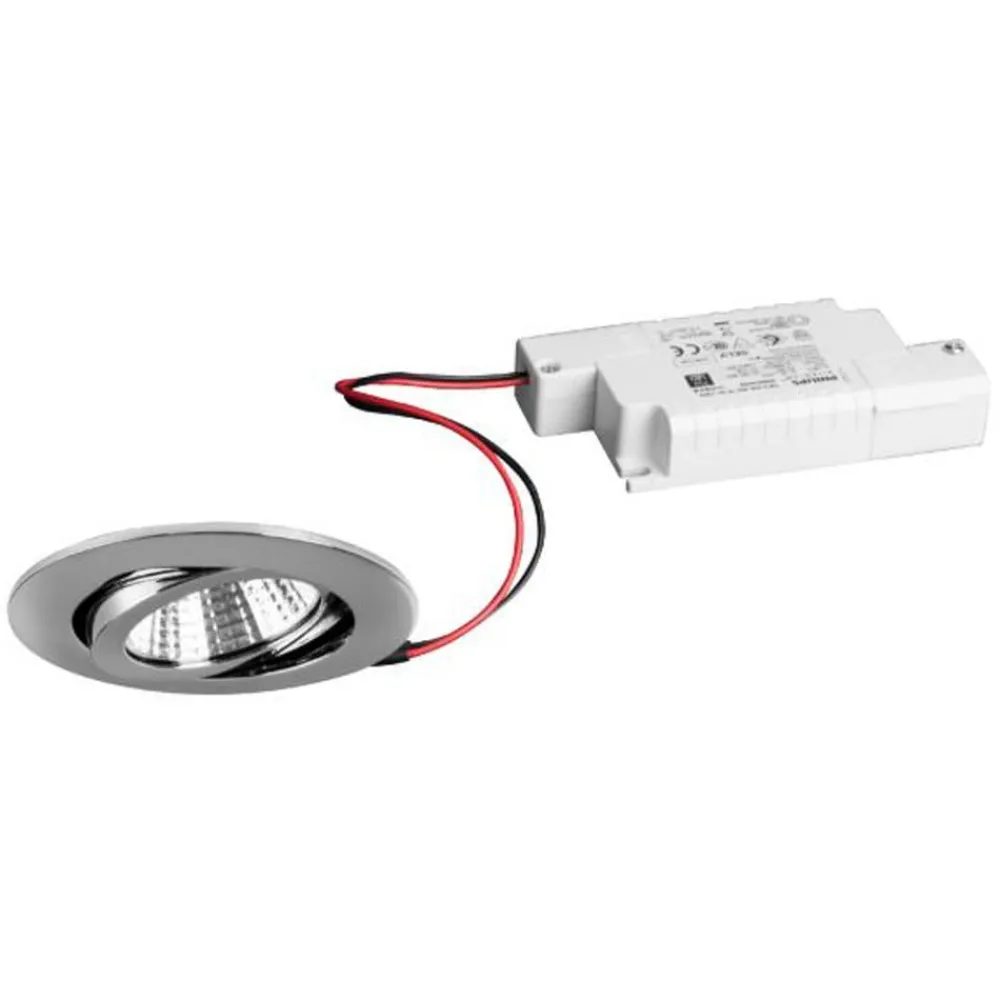BRUMBERG Indbygningsspots > BB03 indbygning RC driver, kantet, krom