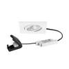 BRUMBERG Loftlamper|Indbygningsspots > BB25 indbygningsspot IP65 RC tilslutningsdåse struktureret hvid