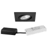 Loftlamper ^ BRUMBERG BB25 IP65 indbyg. DALI montageboks sort