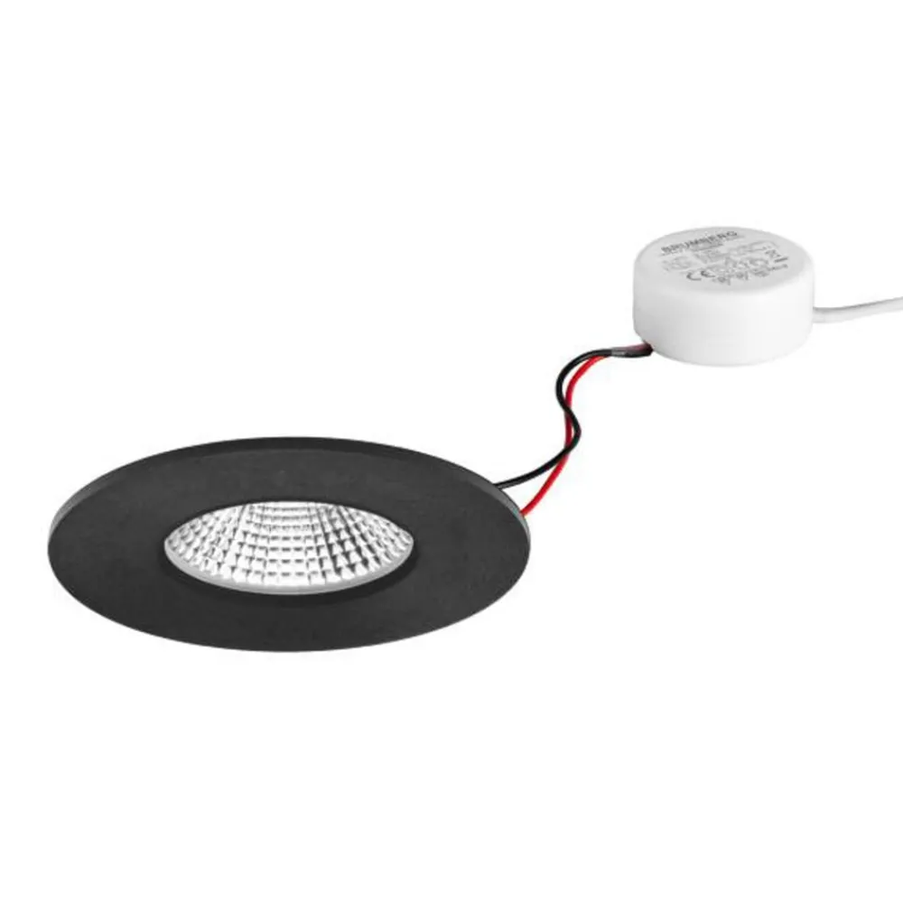 Loftlamper ^ BRUMBERG BB20 IP65 indbyg. RC driver rund sort