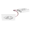 Loftlamper ^ BRUMBERG BB25 IP65 indbyg. RC driver kantet hvid