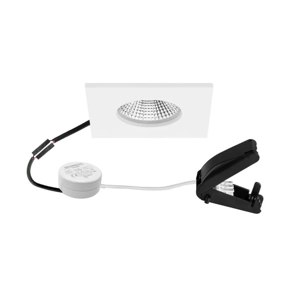 BRUMBERG Loftlamper|Indbygningsspots > BB21 IP65 RC driver rund tilslutningsdåse struktureret hvid