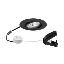 Loftlamper|Indbygningsspots ^ BRUMBERG BB23 IP65 RC-driver rund tilslutningsdåse sort mat