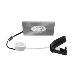 Loftlamper ^ BRUMBERG BB21 IP65 RC driver rund tilslutningsdåse mat nikkel