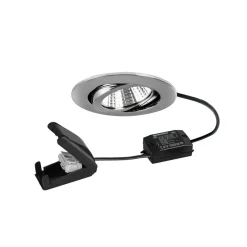 BRUMBERG Indbygningsspots > BB03 LED-indbygningsspot, on/off-tilslutningsdåse krom