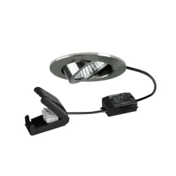 BRUMBERG Indbygningsspots > BB03 LED-indbygningsspot, on/off-tilslutningsdåse nikkel