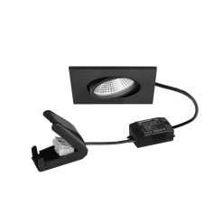 BRUMBERG Loftlamper|Indbygningsspots > BB25 LED-spot IP65 on/off tilslutningsboks sort mat