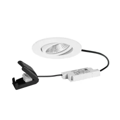 BRUMBERG Loftlamper|Indbygningsspots > BB23 LED-spot IP65 RC-dim tilslutningsboks struktureret hvid