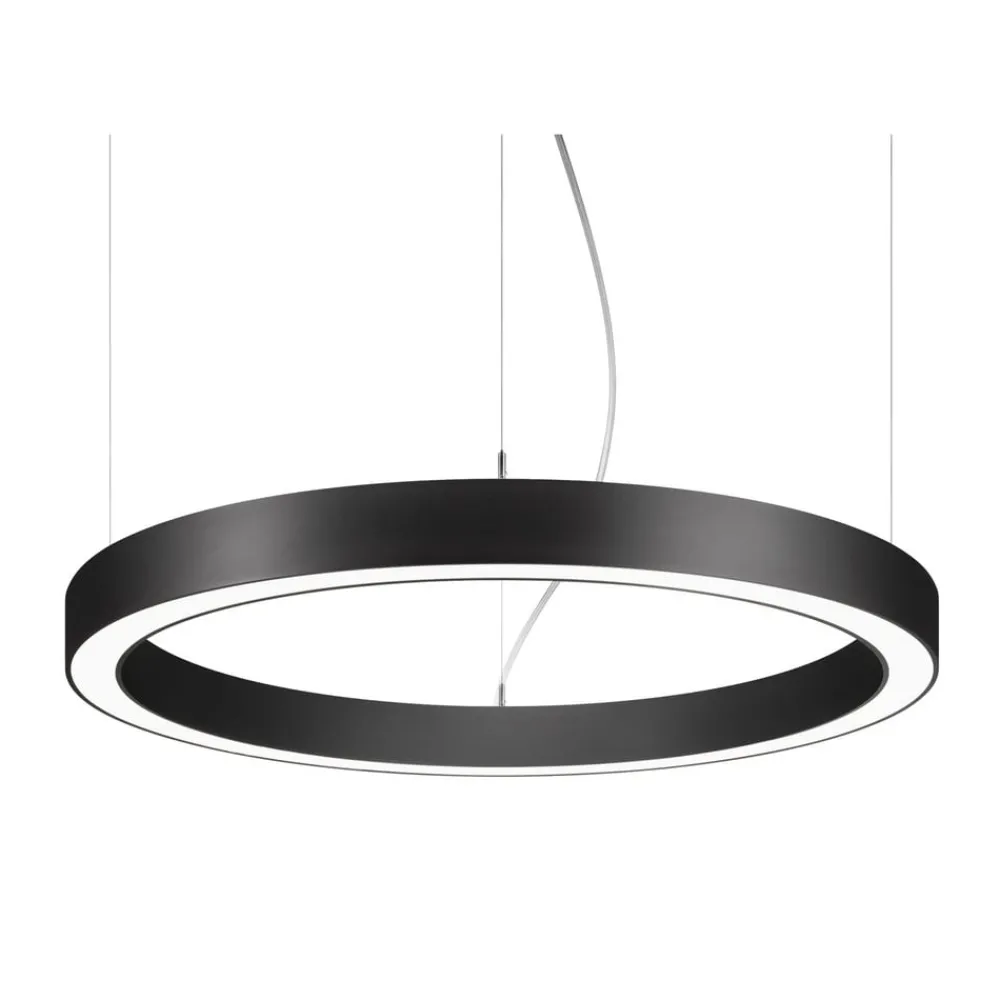 Arbejdsrum/Kontor ^ BRUMBERG Biro Circle Ring direkte tænd/sluk 100 cm sort 3000 K