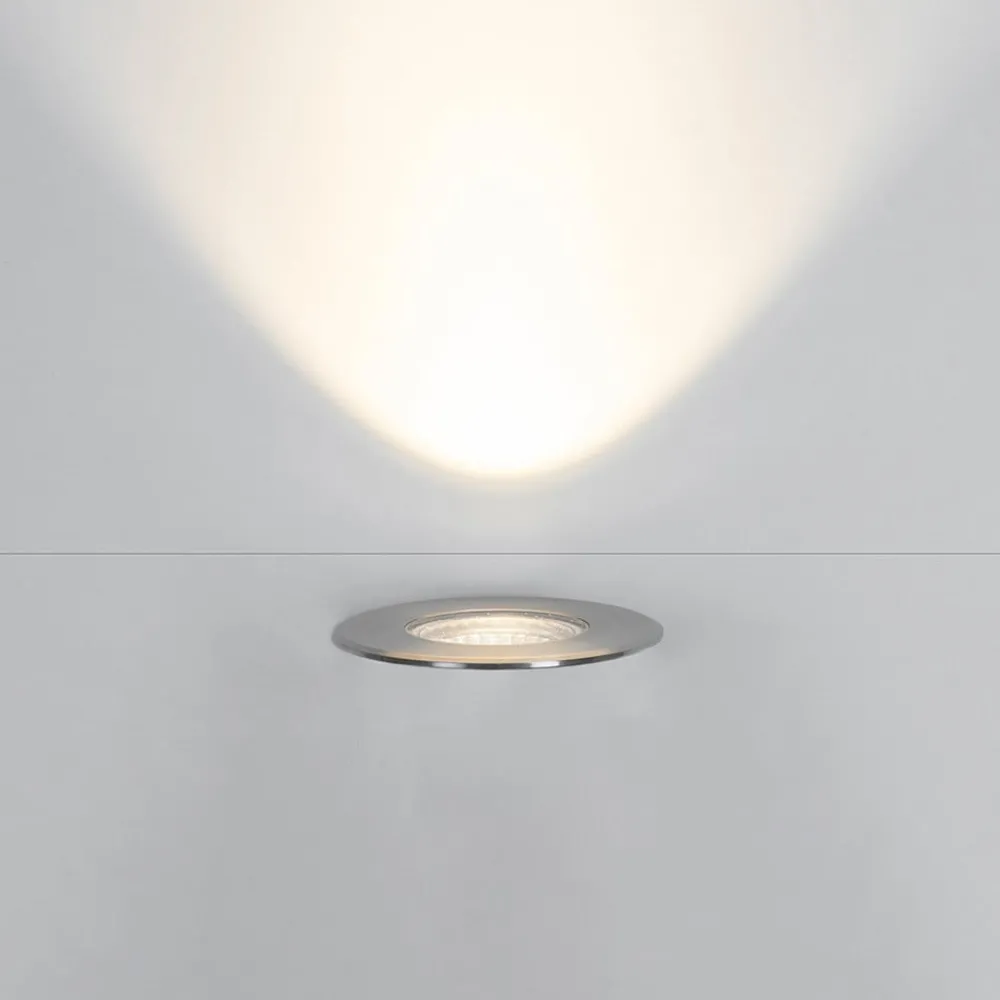 Nedgravet Udebelysning|Udendørs Spot ^ BRUMBERG Boled LED-indbygningslampe, Ø 11 cm, 12 W