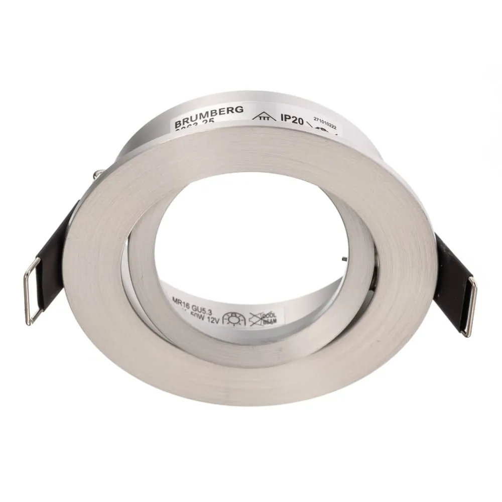 BRUMBERG Loftlamper|Spotlights > 0063 downlight, rundt, aluminium