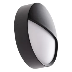 BRUMBERG Udendørs Loftlamper > Eye udendørs LED-væglampe, halv, sort