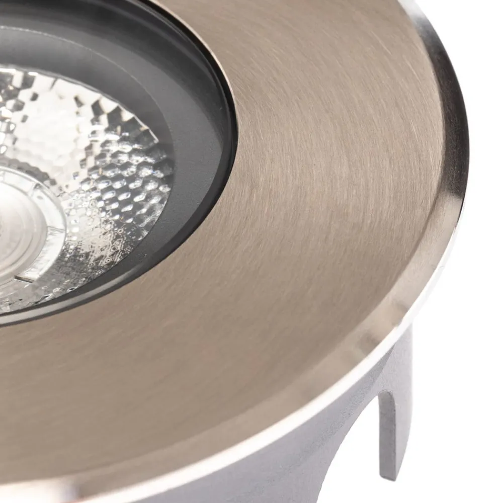 Nedgravet Udebelysning|Udendørs Spot ^ BRUMBERG Hybride Flat LED-gulvlampe til indbygning, 11 cm