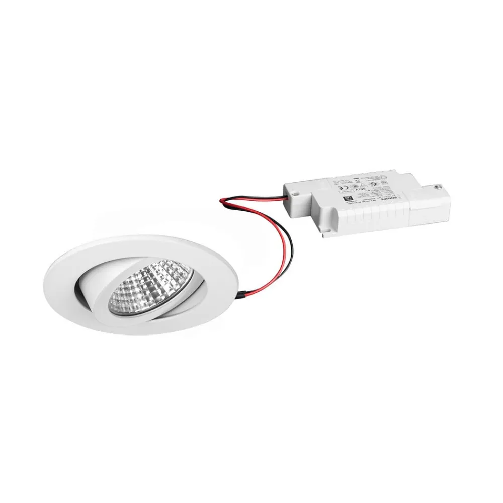 BRUMBERG Loftlamper > indbygningsspot IP65 rundt, dæmpes, hvidt