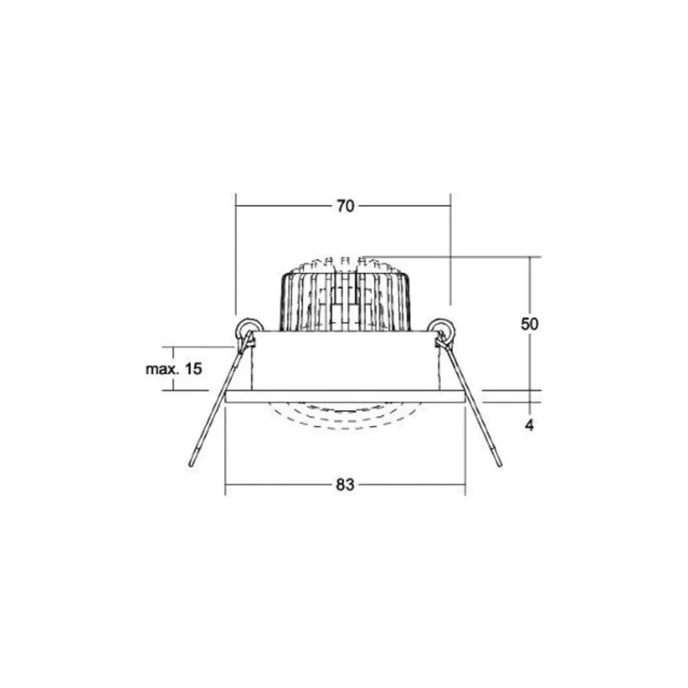 BRUMBERG Indbygningsspots > LED-indbygningsspot Berrie-R, RC dæmpbar, hvid