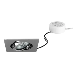 BRUMBERG Indbygningsspots > LED indbygningsspot Tirrel-S, RC, driver rund, krom