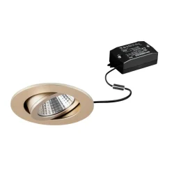 BRUMBERG Indbygningsspots > LED indbygningsspot Tirrel-R, on/off, lys guld