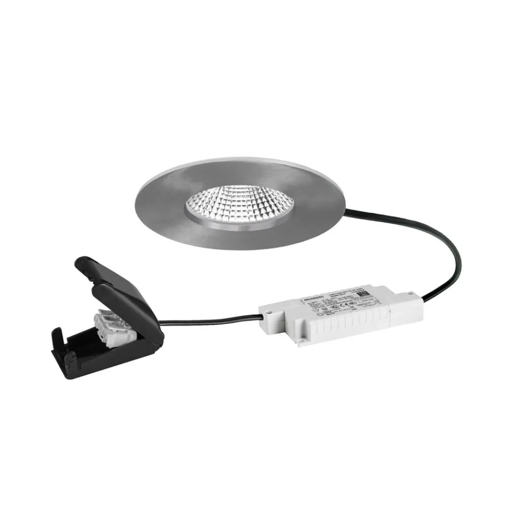 BRUMBERG Loftlamper|Indbygningsspots > LED-indbygningsspot BB20 IP65 RC tilslutningsdåse nikkel