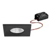 BRUMBERG Loftlamper > LED-indbygningsspot BB21, sort 85 x 85 mm on/off IP65