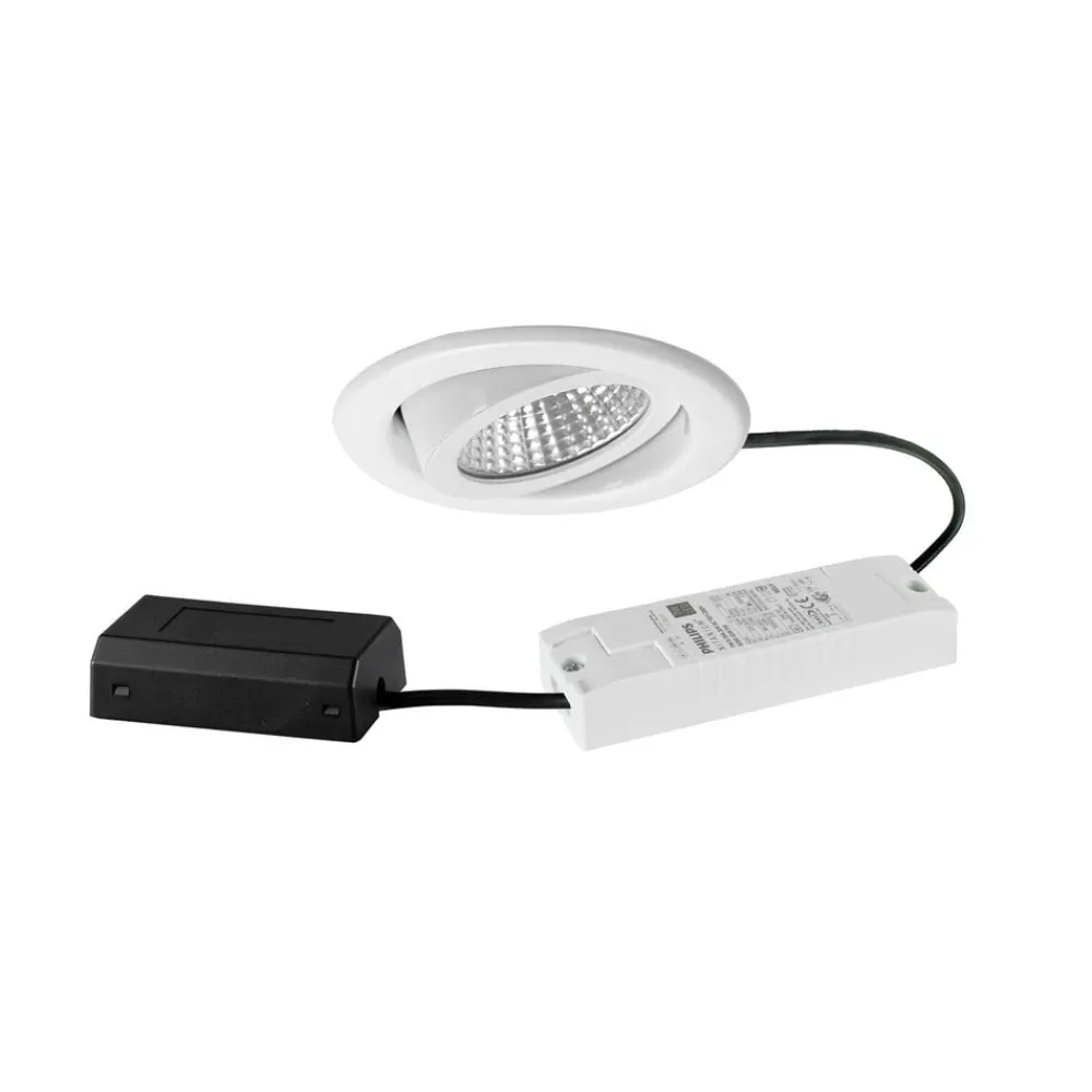 BRUMBERG Arbejdsrum/Kontor|Indbygningsspots > LED indbygningsspot BB09, DALI, tilslutningsboks, hvid