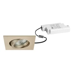 BRUMBERG Indbygningsspots > LED indbygningsspot Tirrel-S, dæmpbar, lys guld