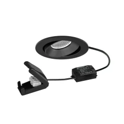 BRUMBERG Indbygningsspots > LED-spot BB35 on/off-tilslutningsdåse struktureret sort