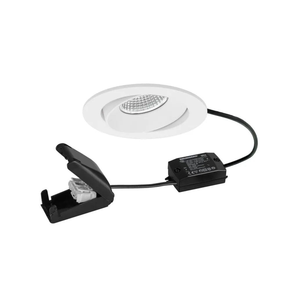 BRUMBERG Indbygningsspots > LED-spot BB35 on/off-tilslutningsdåse struktureret hvid