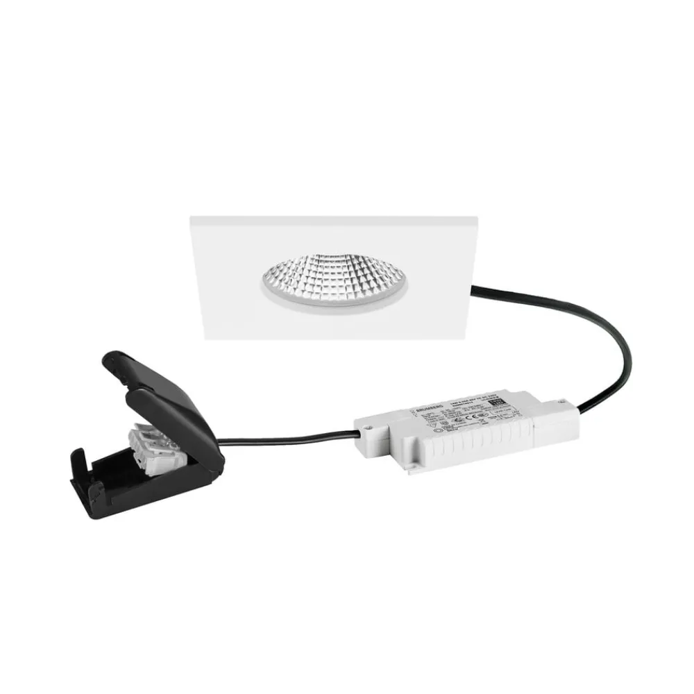 BRUMBERG Loftlamper > Spot BB21 IP65 RC-dæmpbar tilslutningsdåse tekstureret hvid