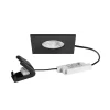 Loftlamper ^ BRUMBERG Spot BB21 IP65 RC-dæmpbar tilslutningsdåse sort mat