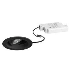 BRUMBERG Indbygningsspots > Tirrel dyb LED indbygningsspot RC, 830, rund, sort