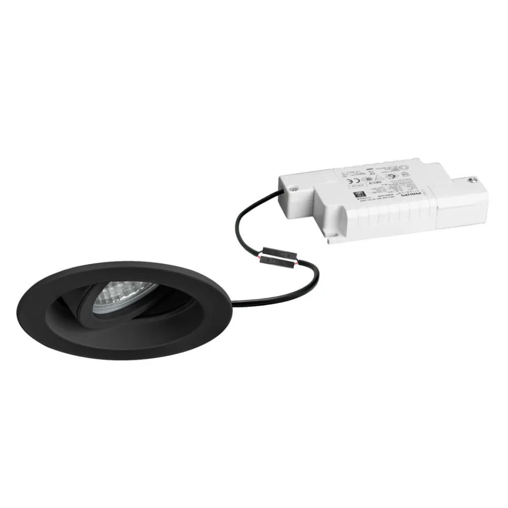 Indbygningsspots ^ BRUMBERG Tirrel dyb LED indbygningsspot on/off, 830, rund, hvid