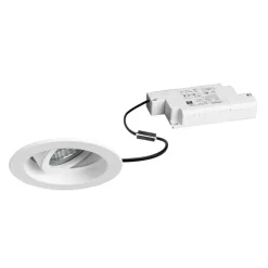 BRUMBERG Indbygningsspots > Tirrel dyb LED indbygningsspot RC, 830, rund, hvid
